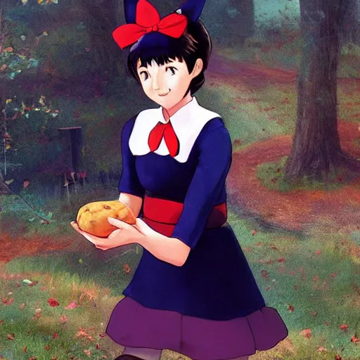 Image similar to kiki's delivery service real life photograph, 4k, high detail