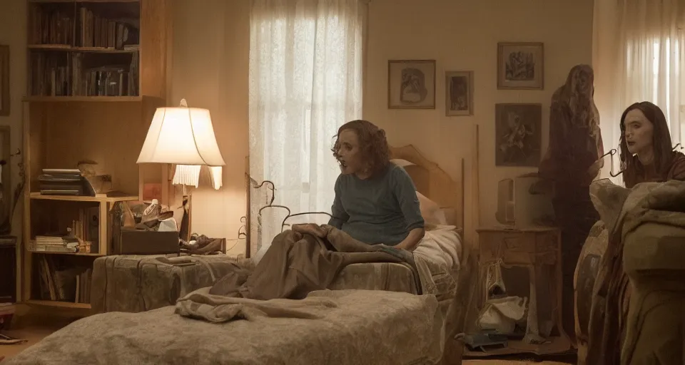 Image similar to Hereditary (2018) horror movie stills