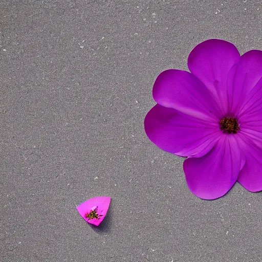 Image similar to closeup photo of 1 lone purple petal flying above a children in playground, aerial view, shallow depth of field, cinematic, 8 0 mm, f 1. 8 - c 1 1. 0