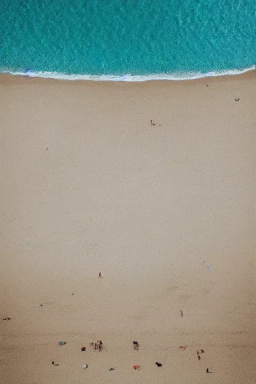 Image similar to minimalist boho style art of a beach