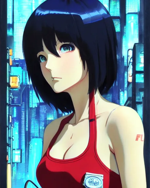 Image similar to female fireman, roaring flames in background!! | | very very anime!!!, beautiful fine - face, audrey plaza, realistic shaded perfect face, fine details. anime. realistic shaded lighting poster by ilya kuvshinov katsuhiro otomo ghost in the shell, magali villeneuve, artgerm, jeremy lipkin and michael garmash and rob rey