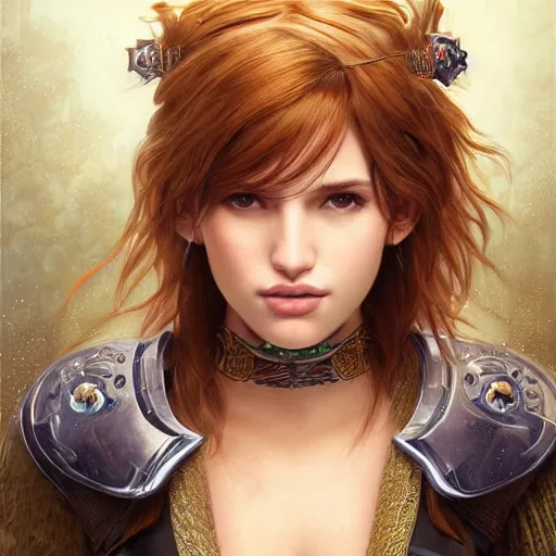 Prompt: ultra realistic illustration, bella thorne as tiff from final fantasy 7, intricate, elegant, highly detailed, digital painting, artstation, concept art, smooth, sharp focus, illustration, art by artgerm and greg rutkowski and alphonse mucha