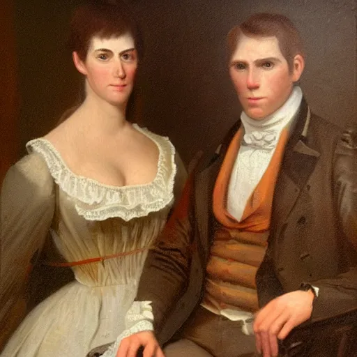 Image similar to An early 1800s oil painting of Jerma985 in the early 1800s, grainy, realistic, very realistic, hyperrealistic, highly detailed, very detailed, extremely detailed, very neat, very epic, very cool, detailed, trending on artstation