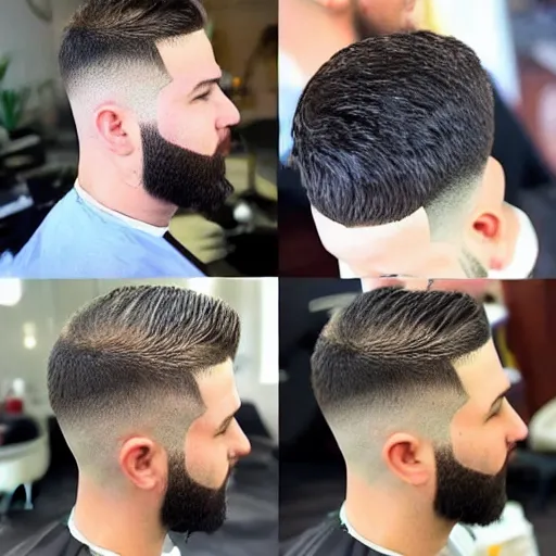 Image similar to average turkish barber haircut