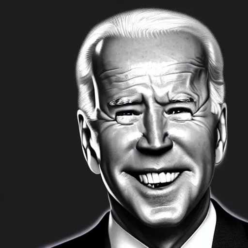 Prompt: joe biden, by chris cunningham