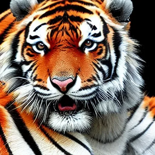 Image similar to cute cartoon tiger expressions