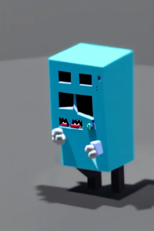 Prompt: A beautiful 3D image of BMO from adventure time, Cal-Arts, accurate, unreal engine 4k