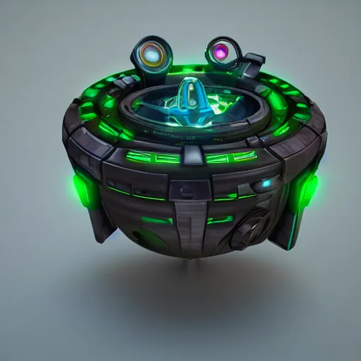Prompt: futuristic steampunk omnitrix from ben 1 0, 3 d render, cycles, cinematic, unreal engine 5