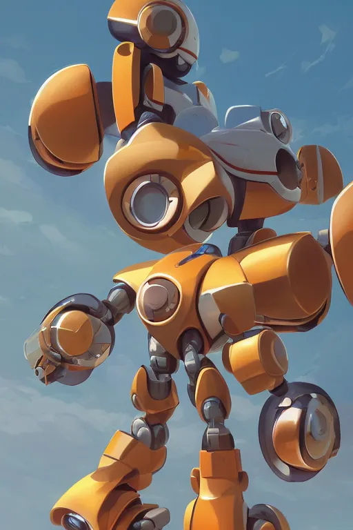 Image similar to metabots medabots medarotto medarot robot minimalist comics, behance hd by jesper ejsing, by rhads, makoto shinkai and lois van baarle, ilya kuvshinov, rossdraws global illumination ray tracing hdr radiating a glowing aura