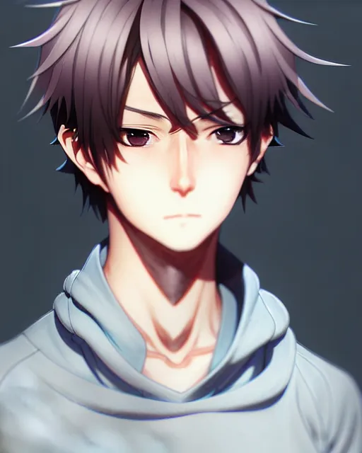 Prompt: character concept art of an anime boy | | cute - fine - face, pretty face, key visual, realistic shaded perfect face, fine details by stanley artgerm lau, wlop, rossdraws, james jean, andrei riabovitchev, marc simonetti, and sakimichan, tranding on artstation