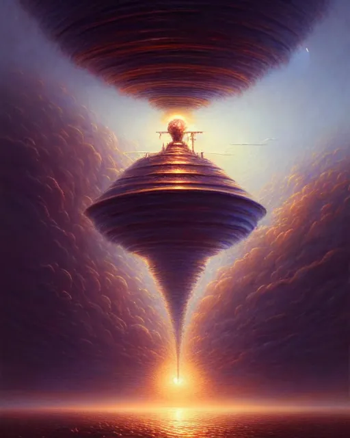 Image similar to a hyper - detailed 3 d render like an oil painting of dreambotmothership, stable diffusion, surrealism!!! surreal concept art, lifelike, photorealistic, digital painting, aesthetic, smooth, sharp focus, artstation hd, by greg rutkowski, bruce pennington, valentina remenar, rhads, asher duran,