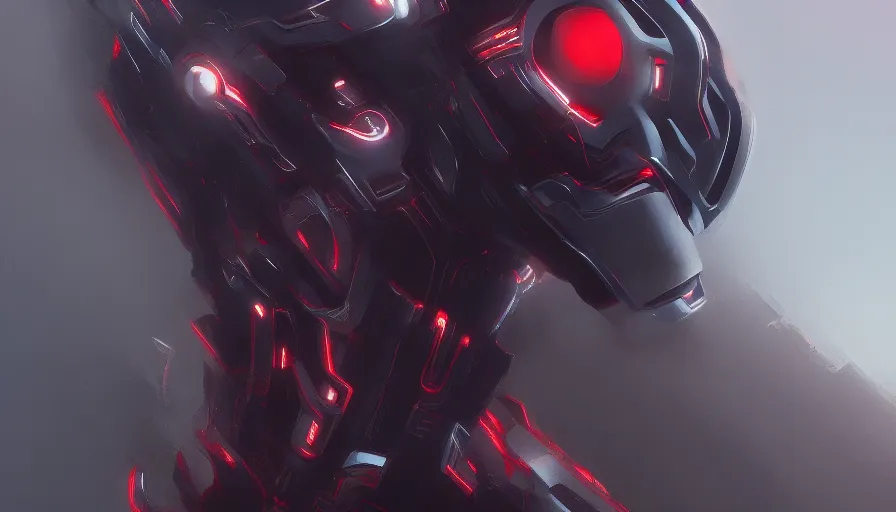 Image similar to ultron, jama jurabaev, greig fraser, roger deakins, shaddy safadi, feng shu, neil blevins, trending on artstation, high quality, brush stroke