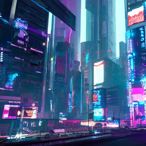 Image similar to Cyberpunk City, AAA Game, RTX On, RTX 3080ti, 3D Render