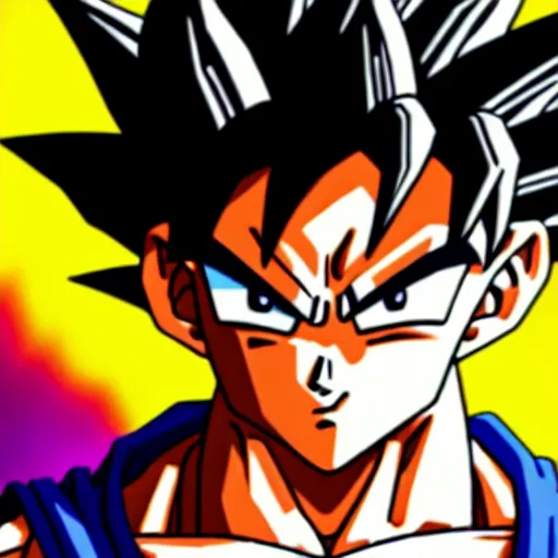 Dragon Ball Z Goku Anime Character Art Digital Design