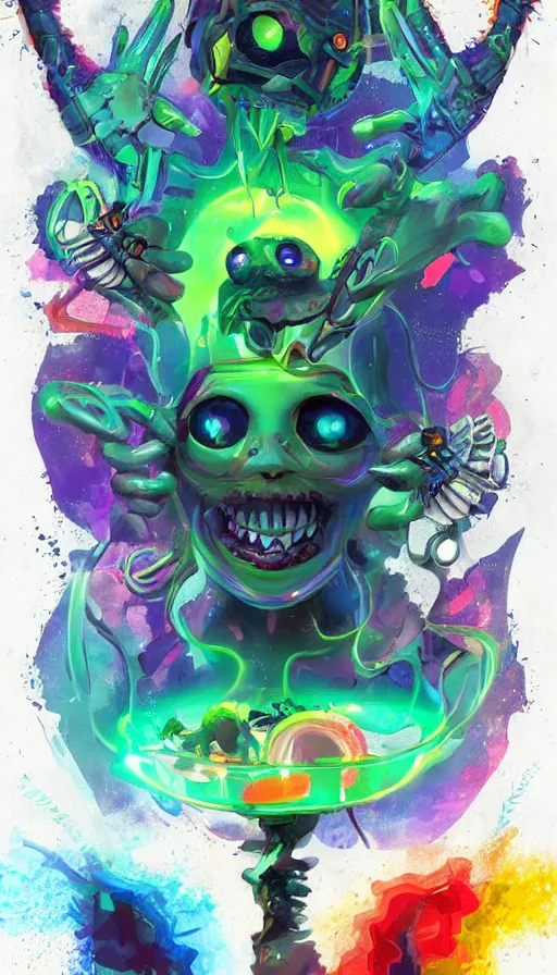 Image similar to psytrance artwork, by pixar concept artists