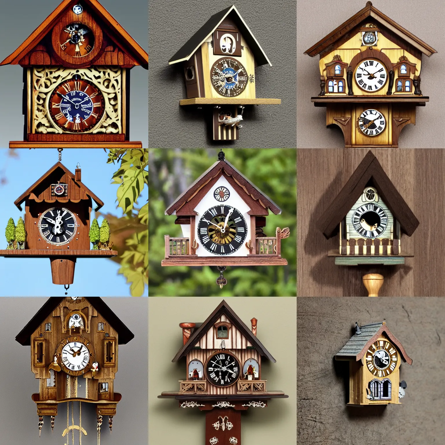 Prompt: A cuckoo clock