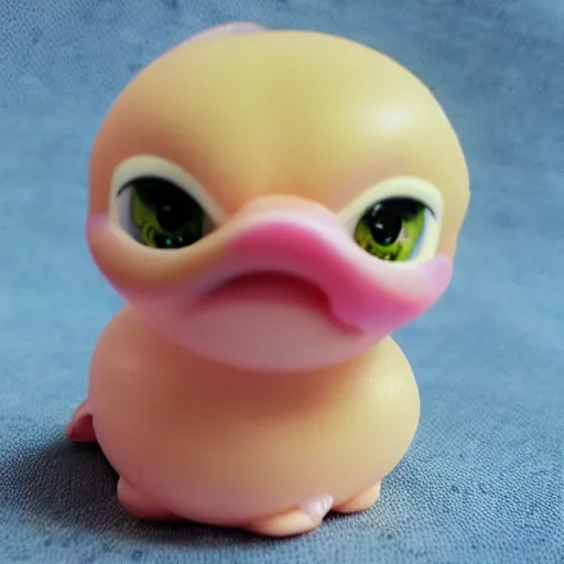 Prompt: blobfish littlest pet shop toy