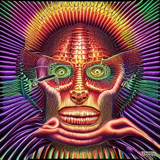 Image similar to Tool Album Art, Alex Grey