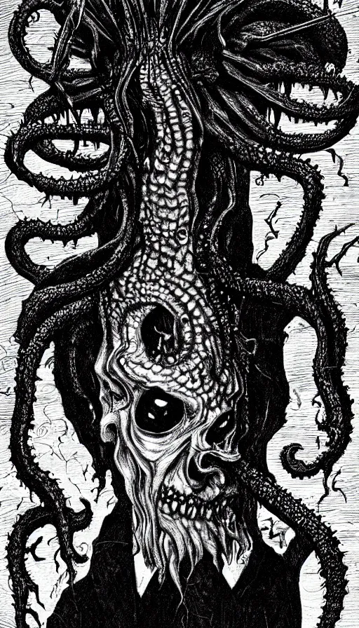 Image similar to monster lovecraft