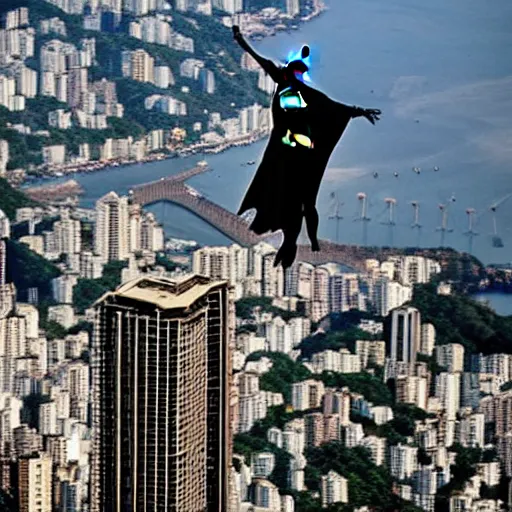 Prompt: batman in rio de janeiro