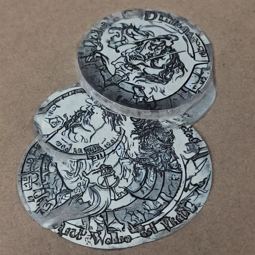 round tabletop token of a wizard, dndbeyond Stable Diffusion OpenArt