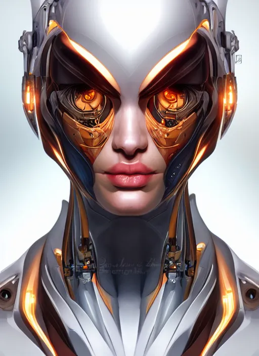 Prompt: portrait of a cyborg (phoenix) by Artgerm, biomechanical, hyper detailled, trending on artstation