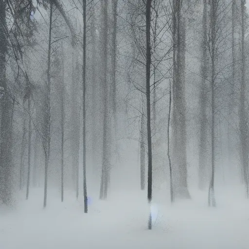 Image similar to bright nordic forest, sparkling spirits, detailed wide shot, wireframe, ground detailed, wet eyes reflecting into eyes reflecting into infinity, beautiful lighting