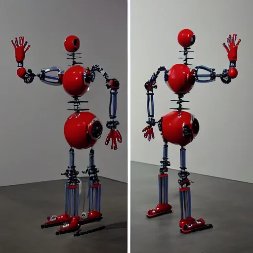 Prompt: robots by louise bourgeois