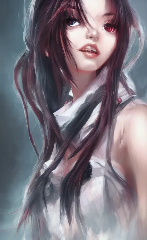 Prompt: kurumi from date alive portrait, dynamic lighting, photorealistic fantasy concept art, trending on art station, stunning visuals, creative, cinematic, ultra detailed