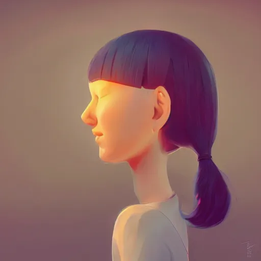 Prompt: Portrait of a faceless head, no eyes, no ears, no hair, mattepainting concept Blizzard pixar maya engine on stylized background splash comics global illumination lighting artstation lois van baarle, ilya kuvshinov, rossdraws