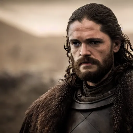 Image similar to Jesus Christ in Game of Thrones, 4K, epic, cinematic, focus, movie still, fantasy, serious, extreme detail, atmospheric, dark colour, sharp focus