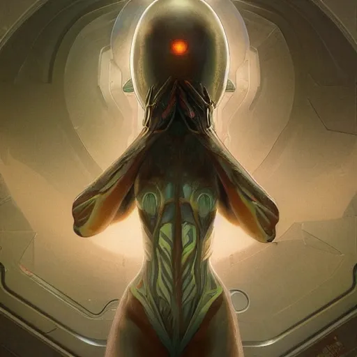 Prompt: subterranean homesick alien, deep focus, intricate, elegant, highly detailed, digital painting, artstation, concept art, matte, sharp focus, illustration, art by artgerm and greg rutkowski and alphonse mucha