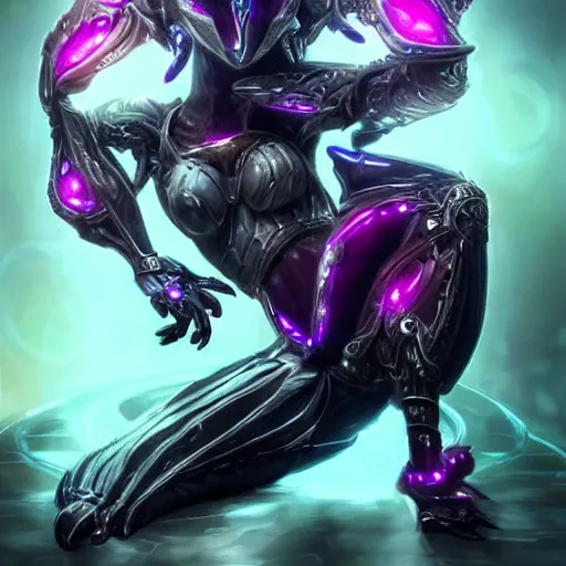 Prompt: highly detailed exquisite fanart, of a beautiful female warframe, but as an anthropomorphic elegant robot female dragoness, glowing eyes, shiny and smooth off-white plated armor, bright Fuchsia skin beneath the armor, sharp claws, robot dragon four fingered hands, and robot dragon three clawed feet, royal elegant pose, full body and head shot, epic cinematic shot, professional digital art, high end digital art, singular, realistic, DeviantArt, artstation, Furaffinity, 8k HD render, epic lighting, depth of field