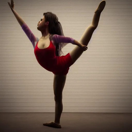 Image similar to girls dancer, full body, hyper realistic, photoreal render, octane render, trending on artstation