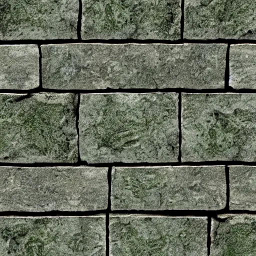 Image similar to mossy paved bricks texture