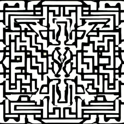 Prompt: intricate repeting pattern in the style of MC Escher