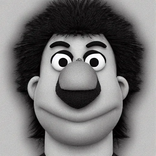 Image similar to facial composite sketch of a wanted muppet