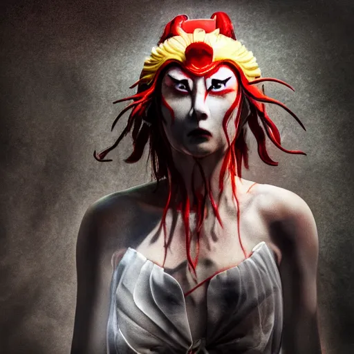 Image similar to amaterasu from okami, capcom, lifelike, nat geo photography, award - winning