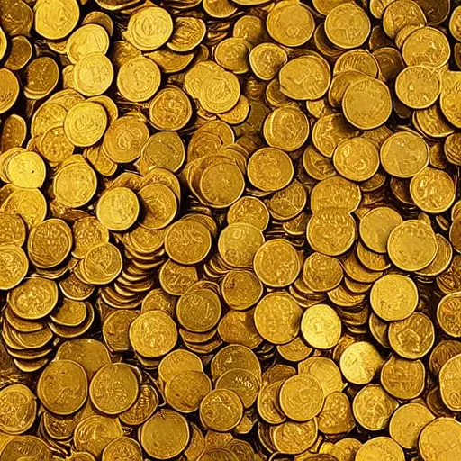 Gold Coins Pile