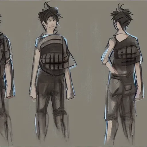 Image similar to concept art for keyboard - clothes