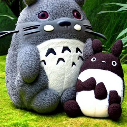 Image similar to softest cappybarra cuddly my neighbour totoro