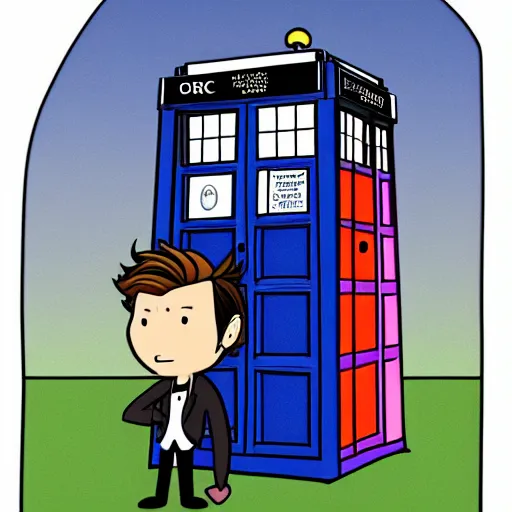 chibi doctor who 10th doctor