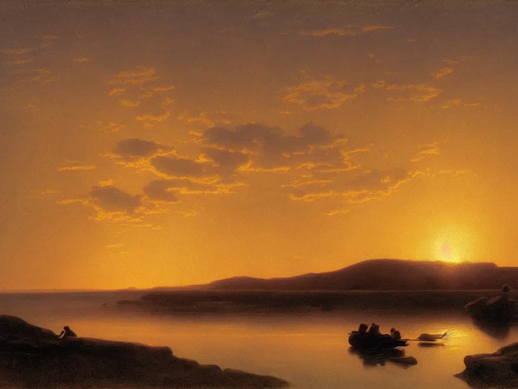 Image similar to 🌅 by george caleb bingham