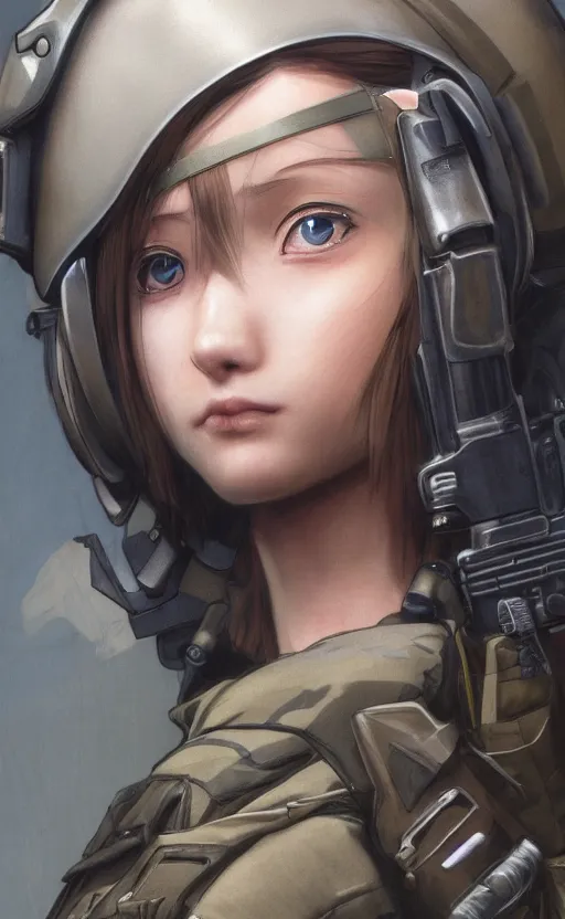 Prompt: a girl, urban warfare, soldier clothing, combat helmet, anime style, short hair, hair down, symmetrical facial features, from arknights, hyper realistic, 4 k, rule of thirds, extreme detail, detailed drawing, trending artstation, hd, escape from tarkov, realistic lighting, by alphonse mucha, greg rutkowski, sharp focus, backlit