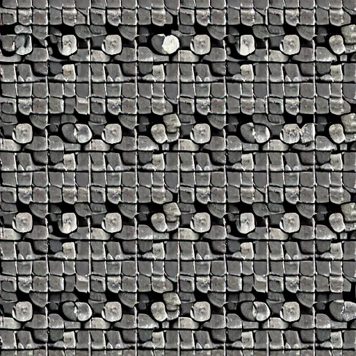 Prompt: a seamless cobblestone texture detailed