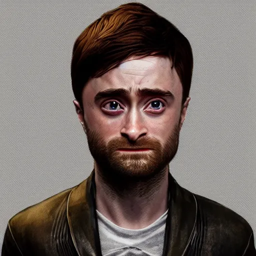 Image similar to hyperrealistic film still of daniel radcliffe fused with an raddish stunning 3 d render, inspired by istvan sandorfi & greg rutkowski & unreal engine, perfect symmetry, dim volumetric cinematic lighting, 8 k octane comprehensive render, extremely hyper - detailed, incredibly lifelike attributes, intricate, real flesh texture, masterpiece, artstation, stunning,