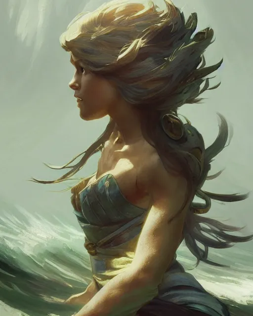 Image similar to ''a very mediocre and not so detailed portrait of a river running through the plains, league of legends, lol, fantasy, d & d, digital painting, artstation, concept art, illustration, art by greg rutkowski and alphonse mucha''