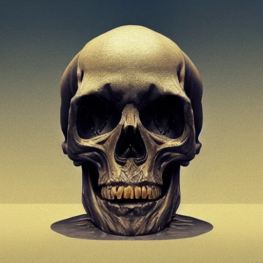 Image similar to portrait_of_a_melting_skull._intricate_abstract._intricate_artwork._by_Tooth_Wu_wlop_beeple_dan_mumford._octane_render_trending_on_artstat