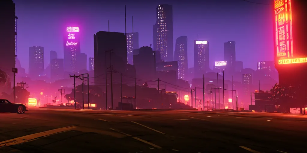 The Night in Los Santos - GTA V