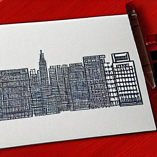 Prompt: pixel art drawing of the city of london